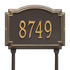 Williamsburg Standard Lawn Address Plaque