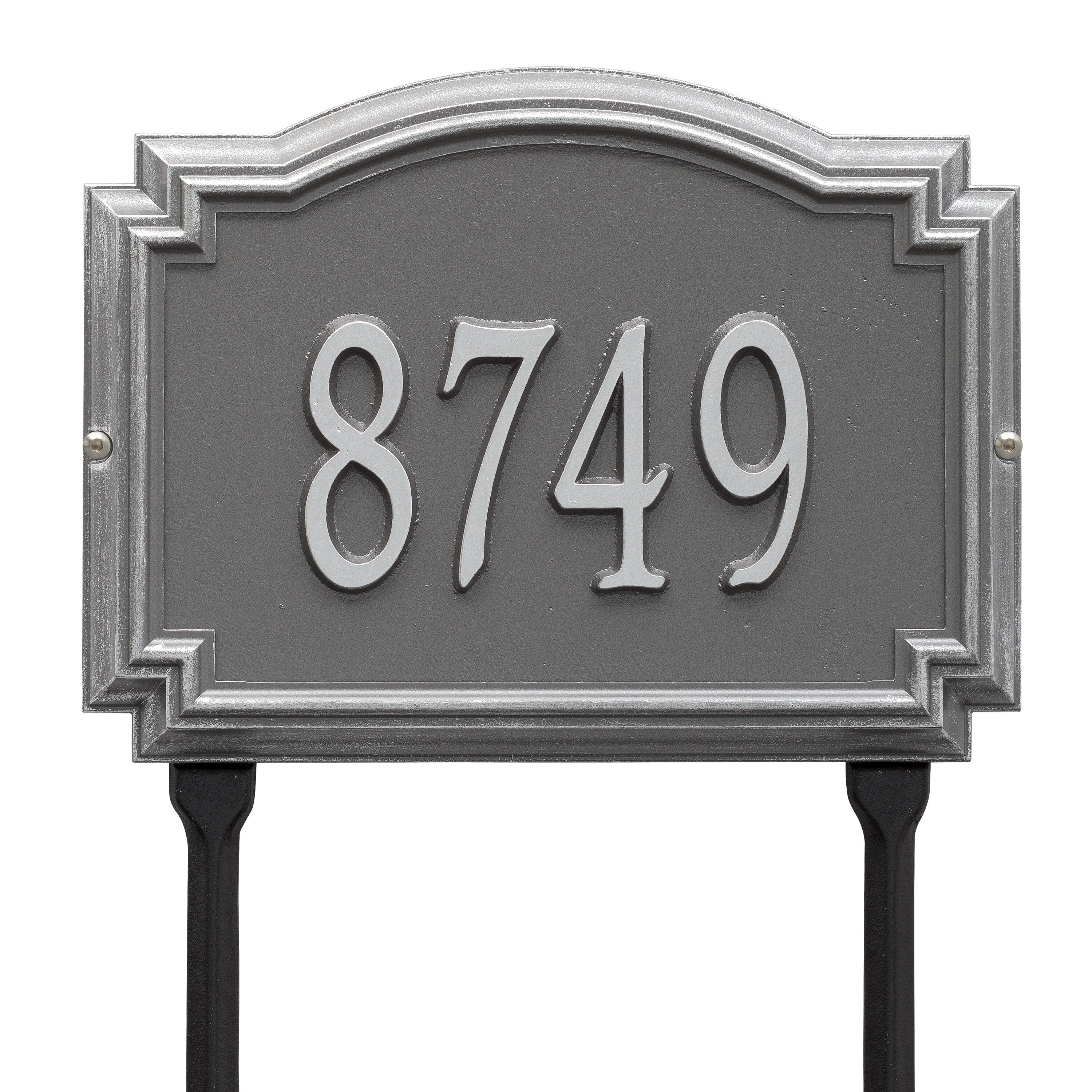 Williamsburg Standard Lawn Address Plaque