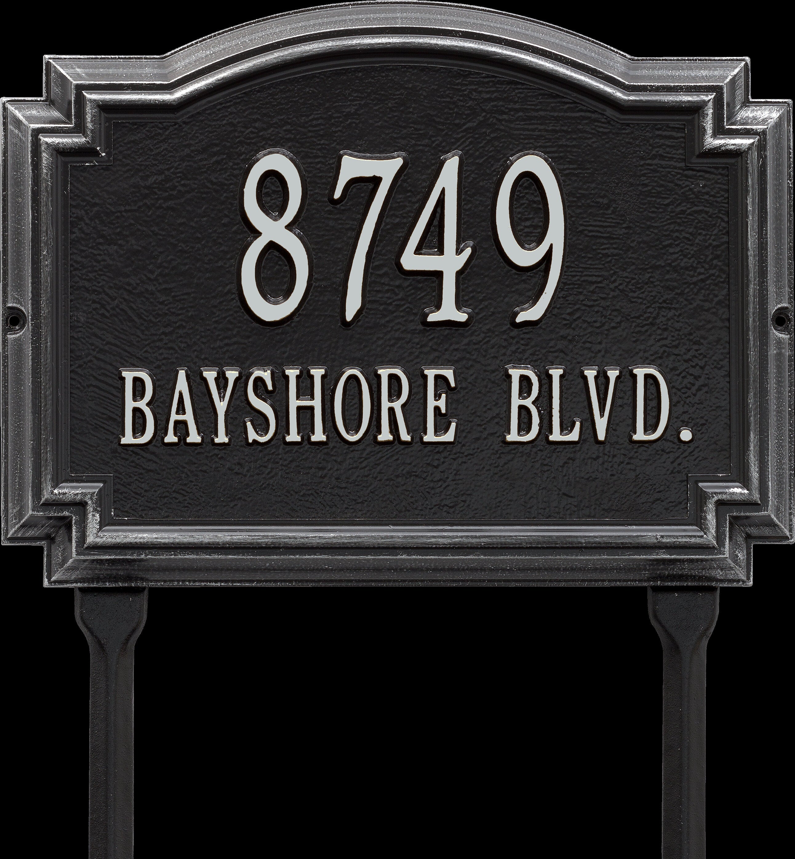 Williamsburg Standard Lawn Address Plaque