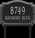 Williamsburg Standard Lawn Address Plaque