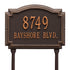 Williamsburg Standard Lawn Address Plaque