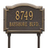 Williamsburg Standard Lawn Address Plaque