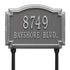 Williamsburg Standard Lawn Address Plaque