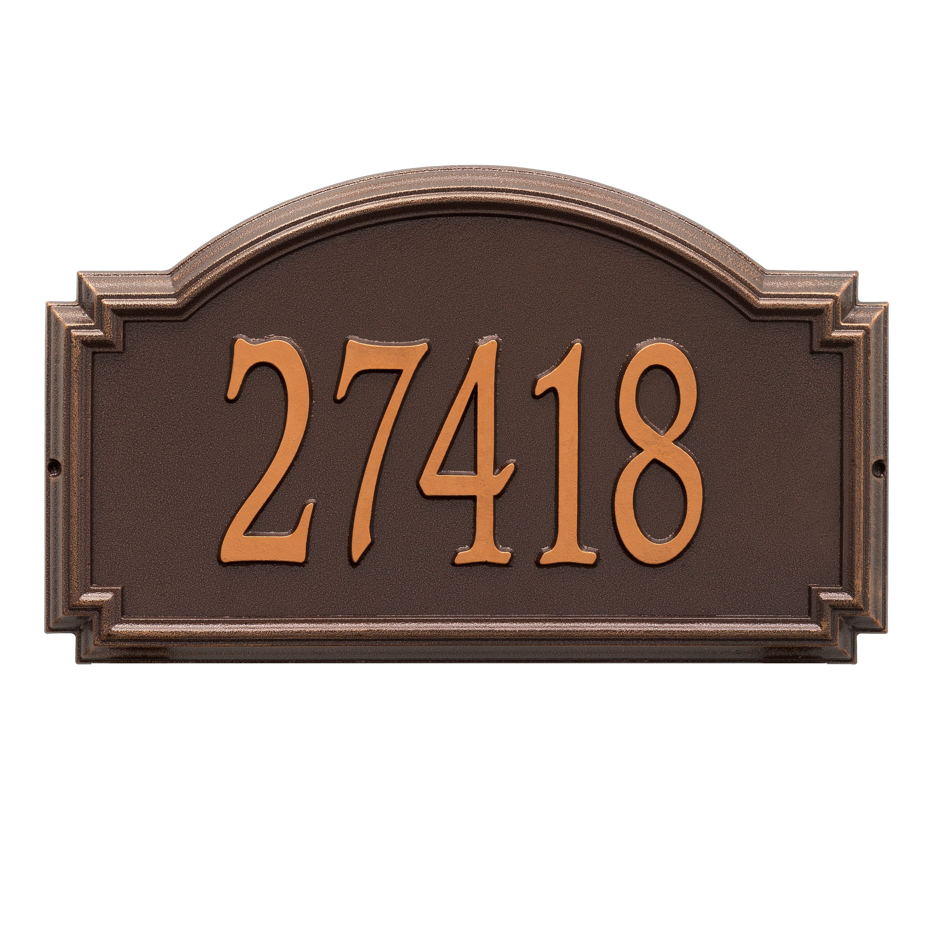 Williamsburg Estate Wall Address Plaque