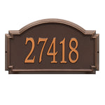 Williamsburg Estate Wall Address Plaque