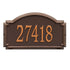Williamsburg Estate Wall Address Plaque