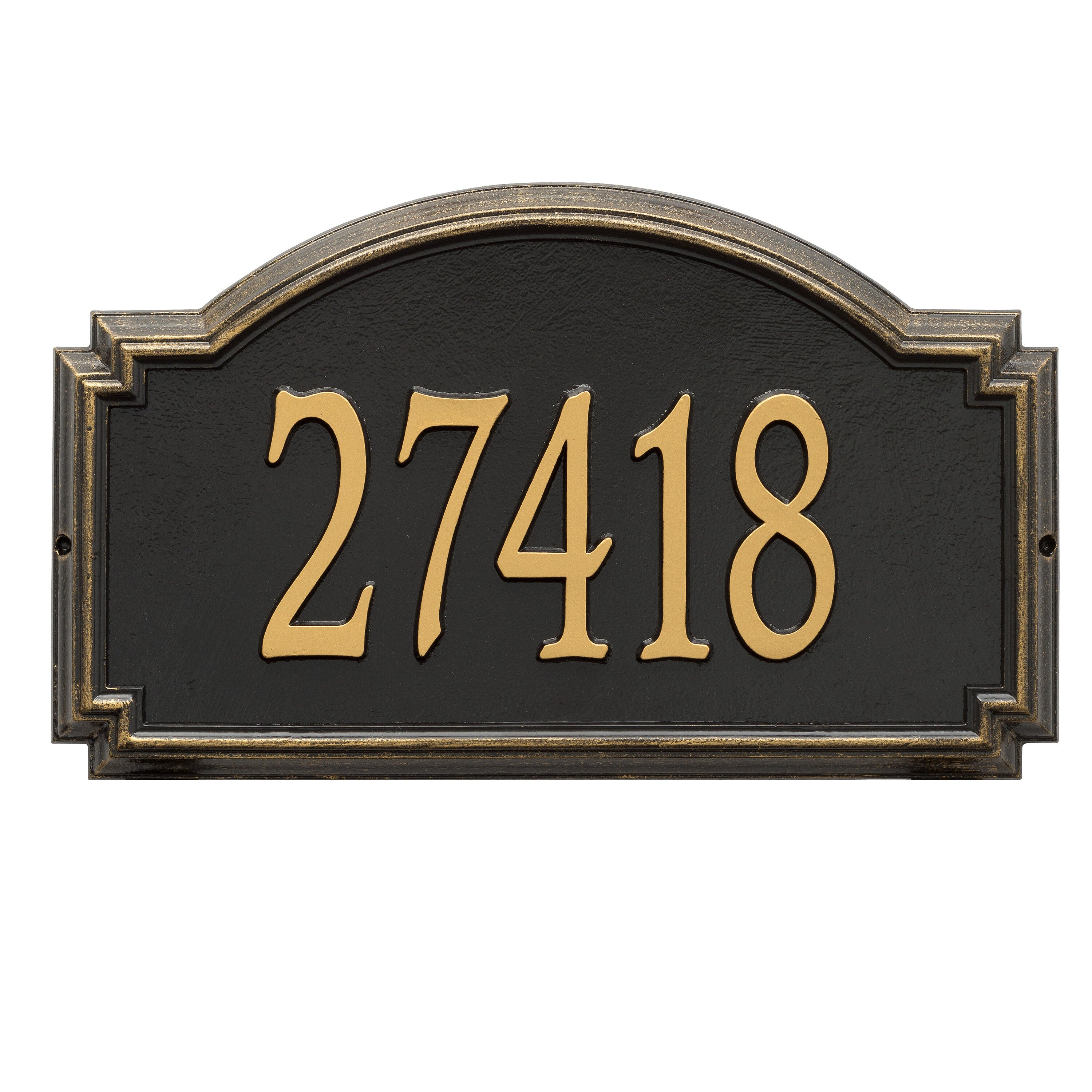 Williamsburg Estate Wall Address Plaque