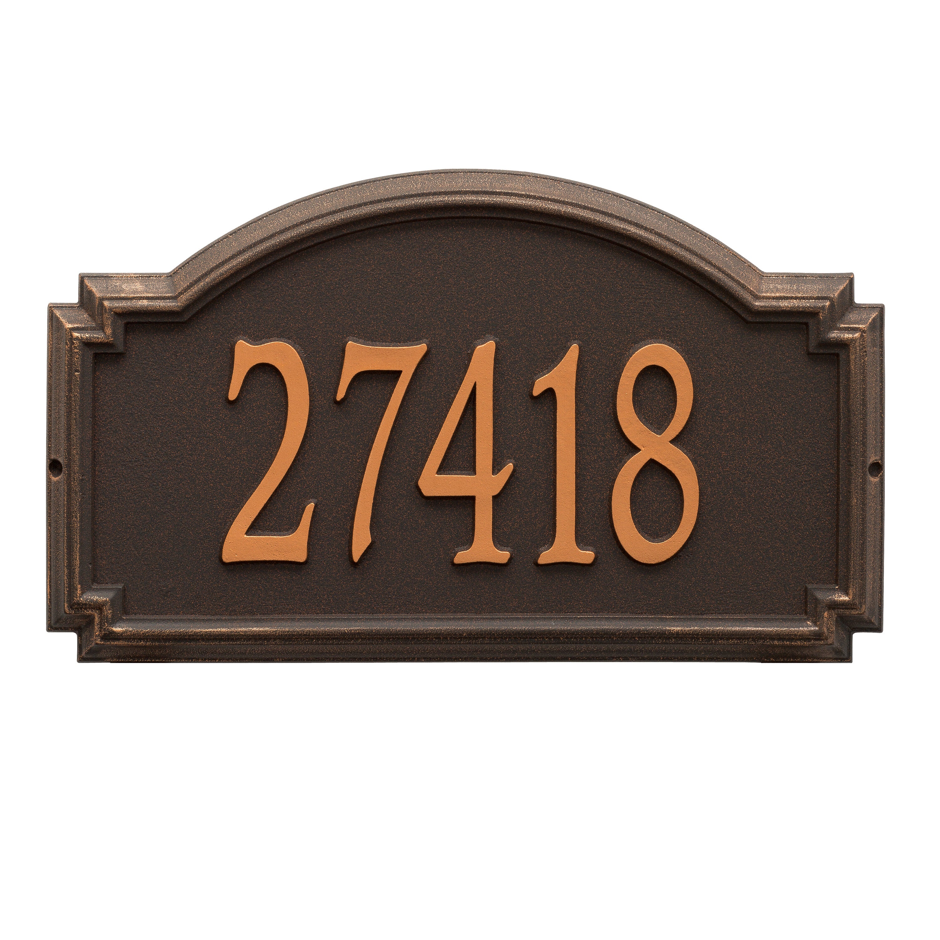 Williamsburg Estate Wall Address Plaque