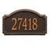 Williamsburg Estate Wall Address Plaque