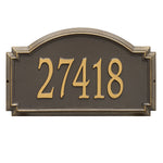 Williamsburg Estate Wall Address Plaque