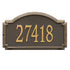 Williamsburg Estate Wall Address Plaque