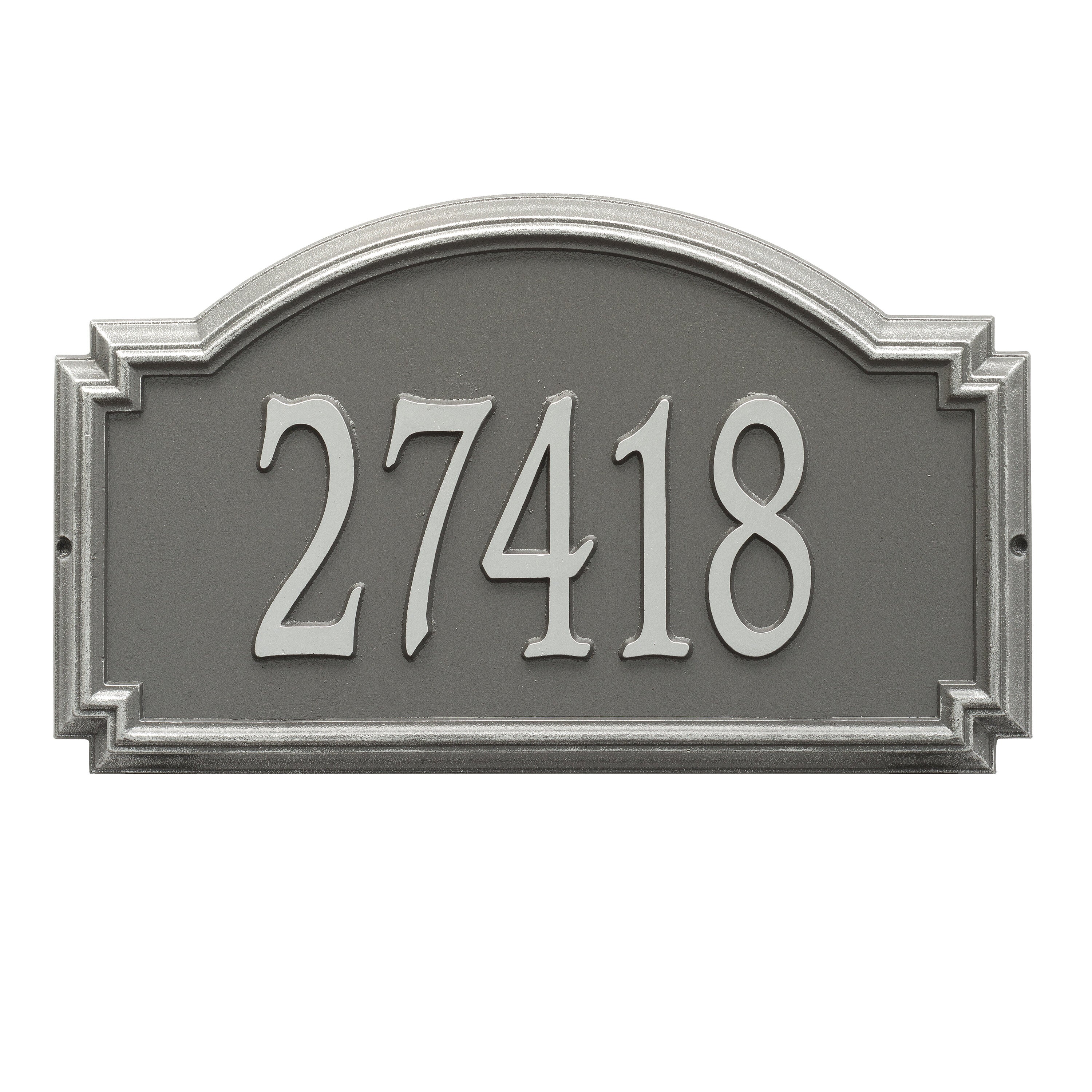 Williamsburg Estate Wall Address Plaque