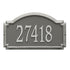 Williamsburg Estate Wall Address Plaque