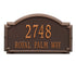 Williamsburg Estate Wall Address Plaque