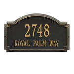 Williamsburg Estate Wall Address Plaque
