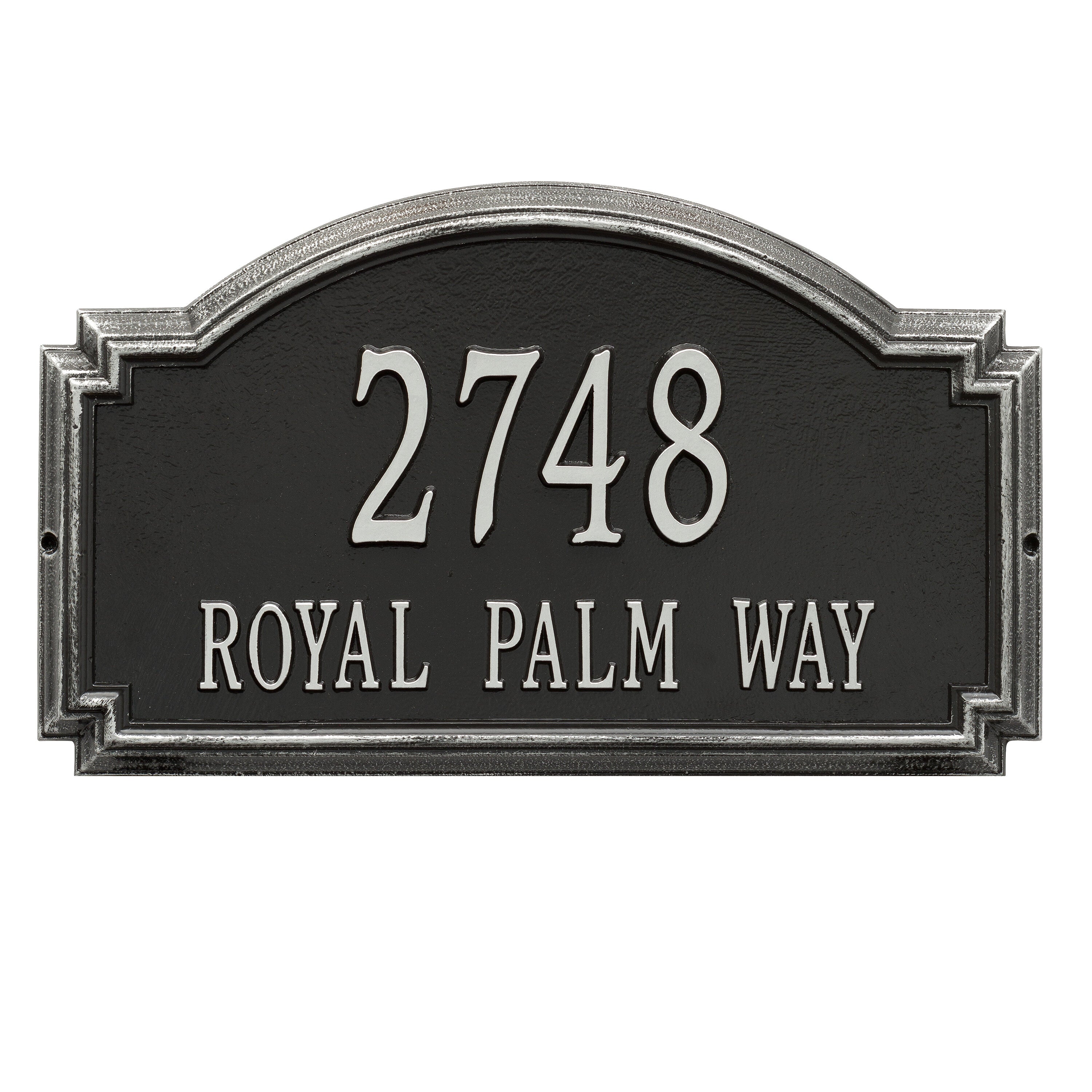 Williamsburg Estate Wall Address Plaque