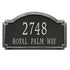 Williamsburg Estate Wall Address Plaque