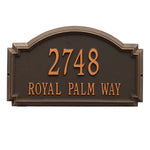 Williamsburg Estate Wall Address Plaque