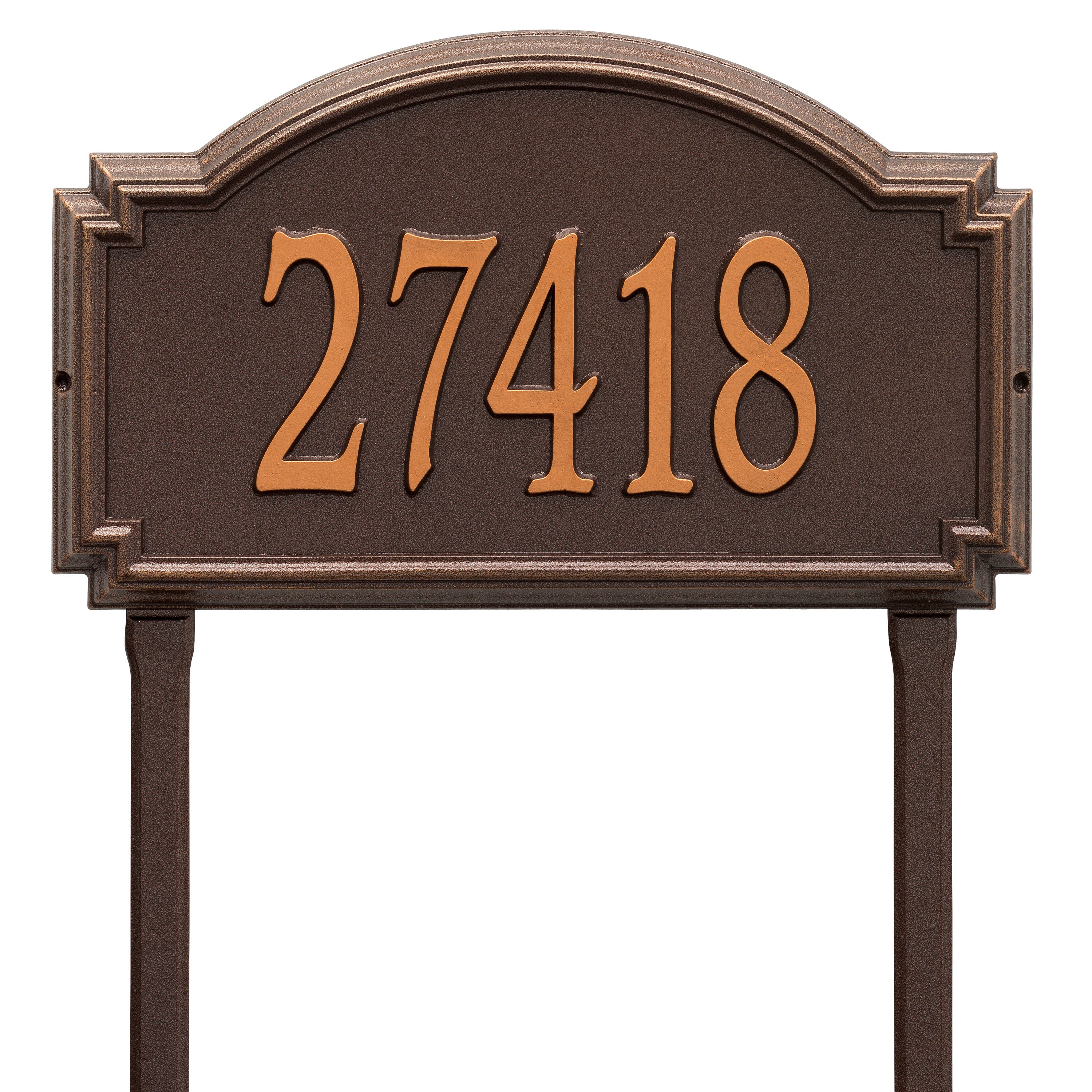 Williamsburg Estate Lawn Address Plaque
