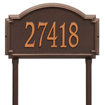 Williamsburg Estate Lawn Address Plaque