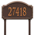 Williamsburg Estate Lawn Address Plaque