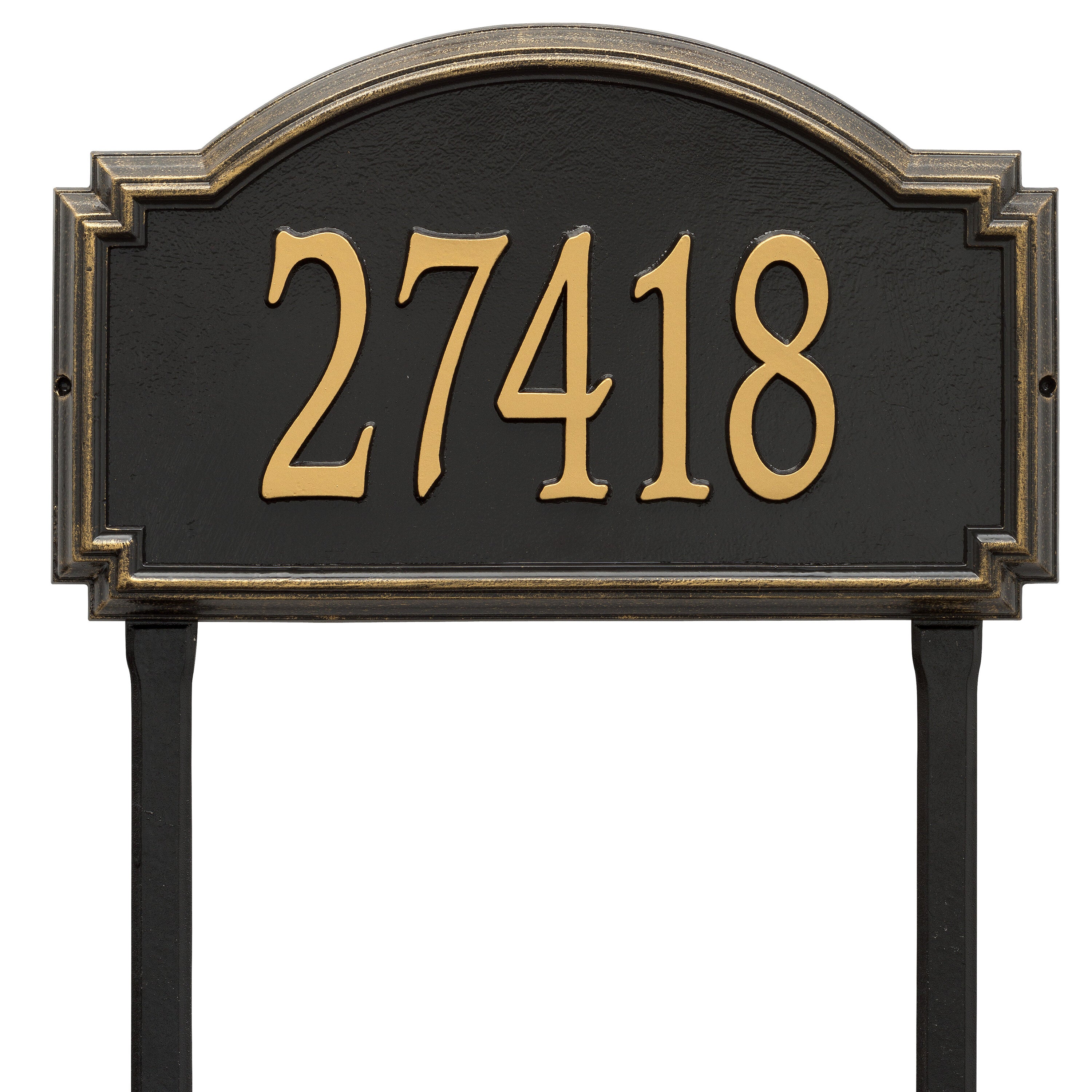 Williamsburg Estate Lawn Address Plaque