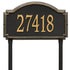 Williamsburg Estate Lawn Address Plaque