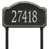 Williamsburg Estate Lawn Address Plaque