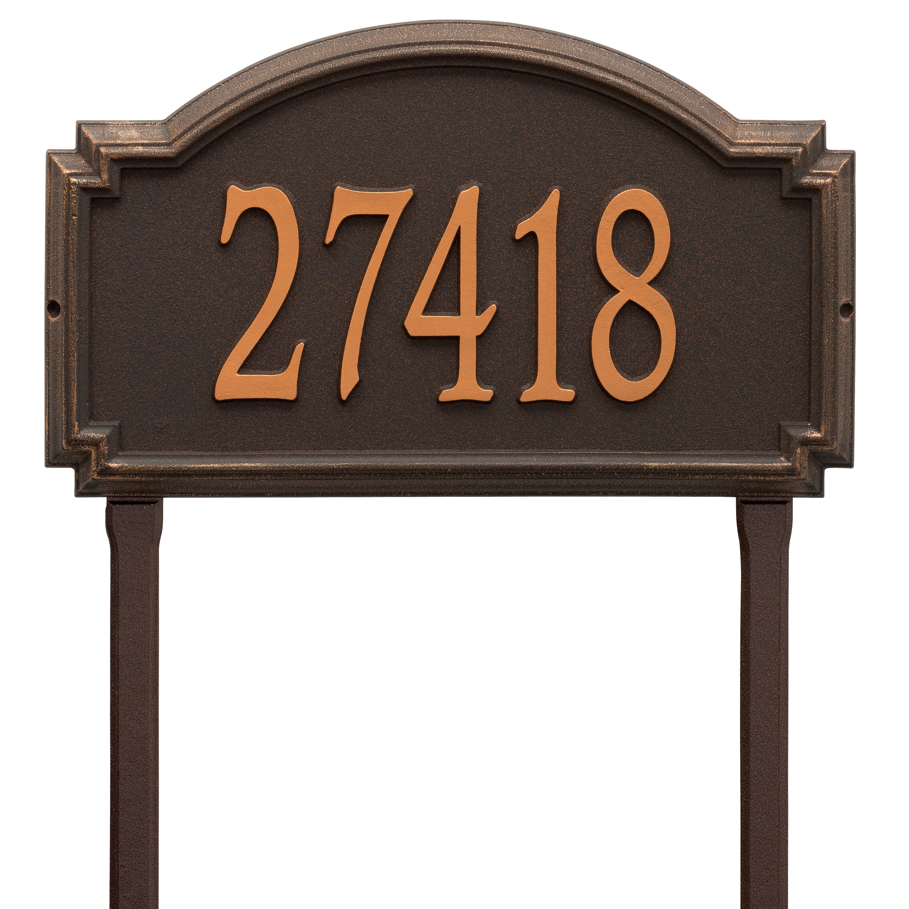 Williamsburg Estate Lawn Address Plaque