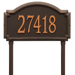 Williamsburg Estate Lawn Address Plaque