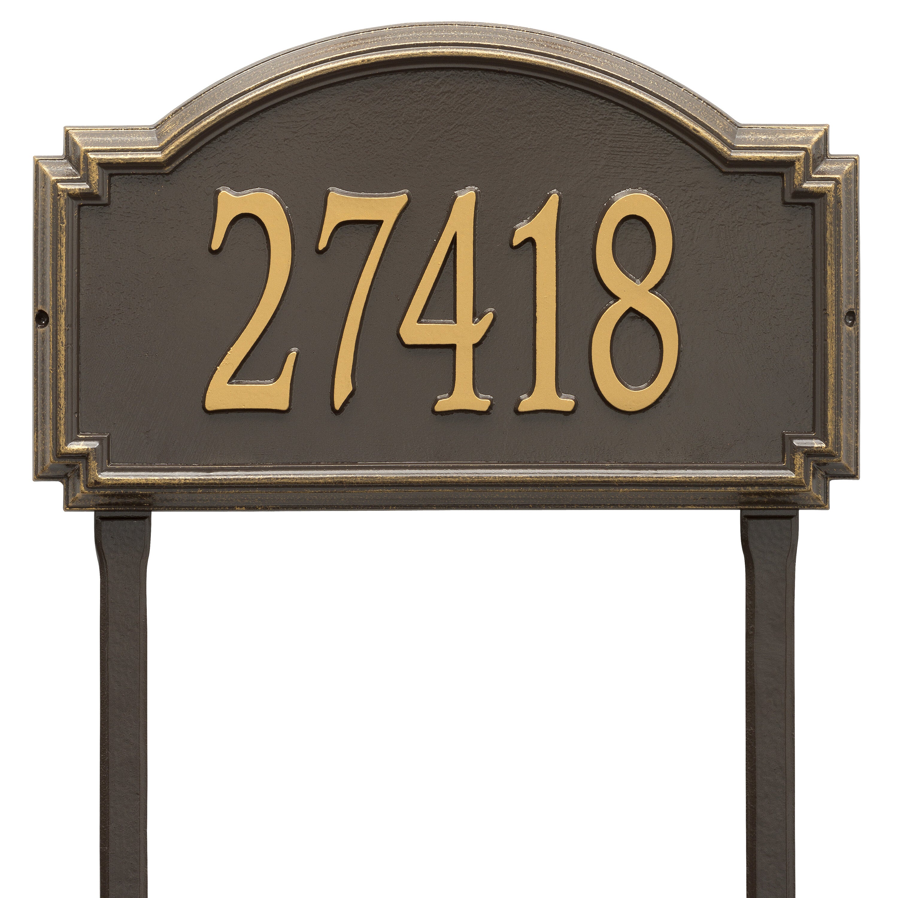 Williamsburg Estate Lawn Address Plaque