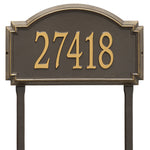 Williamsburg Estate Lawn Address Plaque