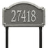 Williamsburg Estate Lawn Address Plaque