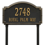 Williamsburg Estate Lawn Address Plaque