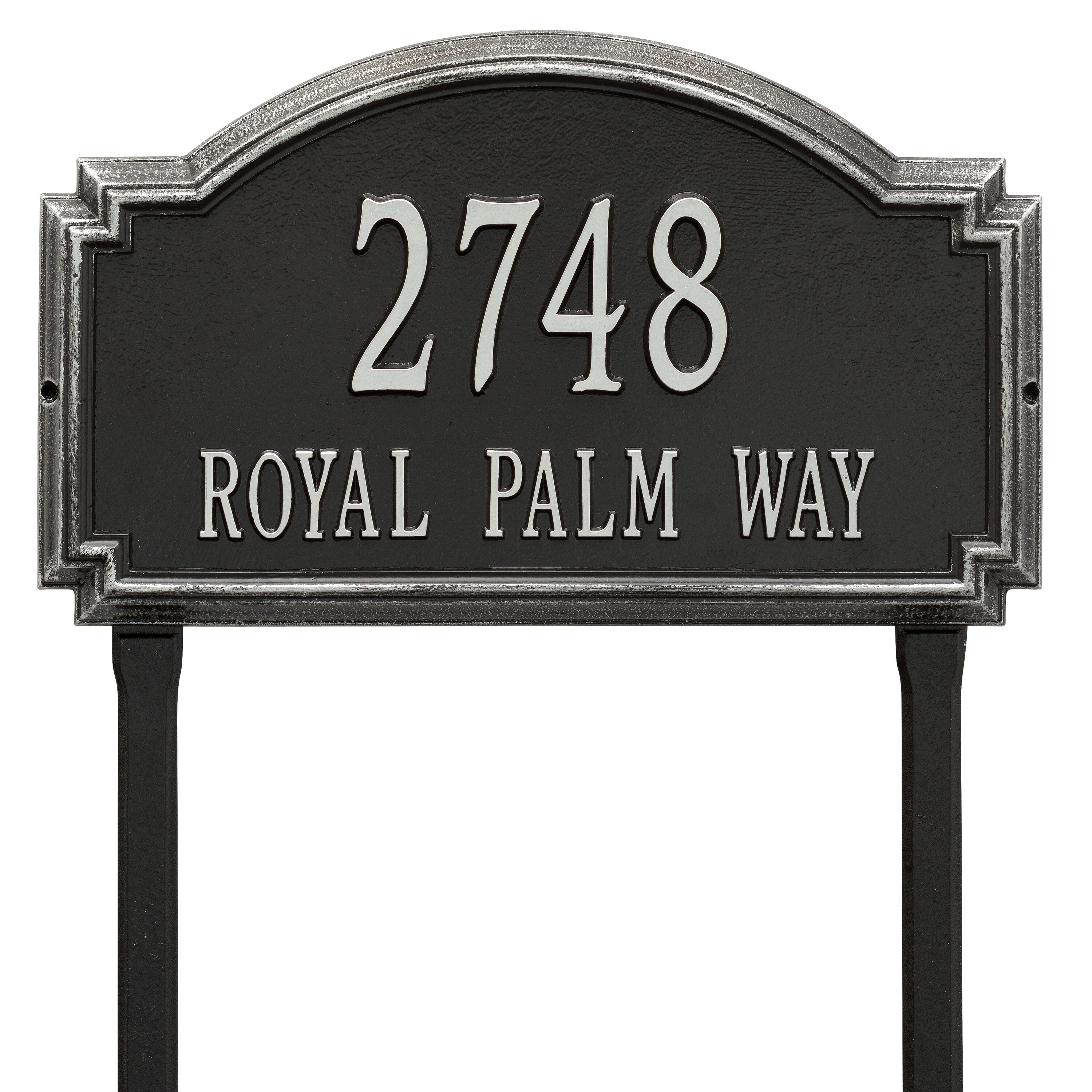 Williamsburg Estate Lawn Address Plaque