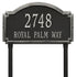 Williamsburg Estate Lawn Address Plaque