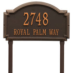 Williamsburg Estate Lawn Address Plaque