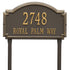 Williamsburg Estate Lawn Address Plaque