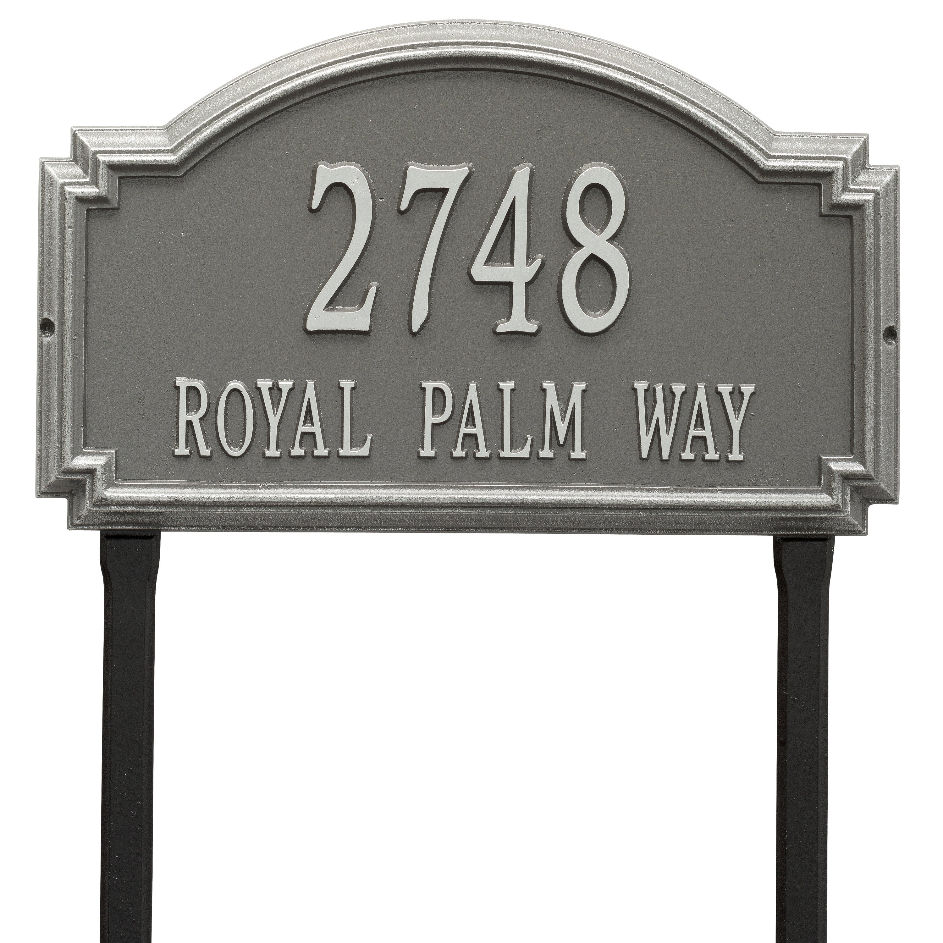 Williamsburg Estate Lawn Address Plaque
