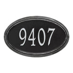 Concord Oval Standard Wall Address Plaque
