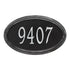 Concord Oval Standard Wall Address Plaque