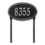 Concord Oval Standard Lawn Address Plaque