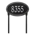Concord Oval Standard Lawn Address Plaque