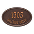 Concord Oval Estate Wall Address Plaque