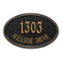 Concord Oval Estate Wall Address Plaque