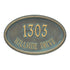 Concord Oval Estate Wall Address Plaque