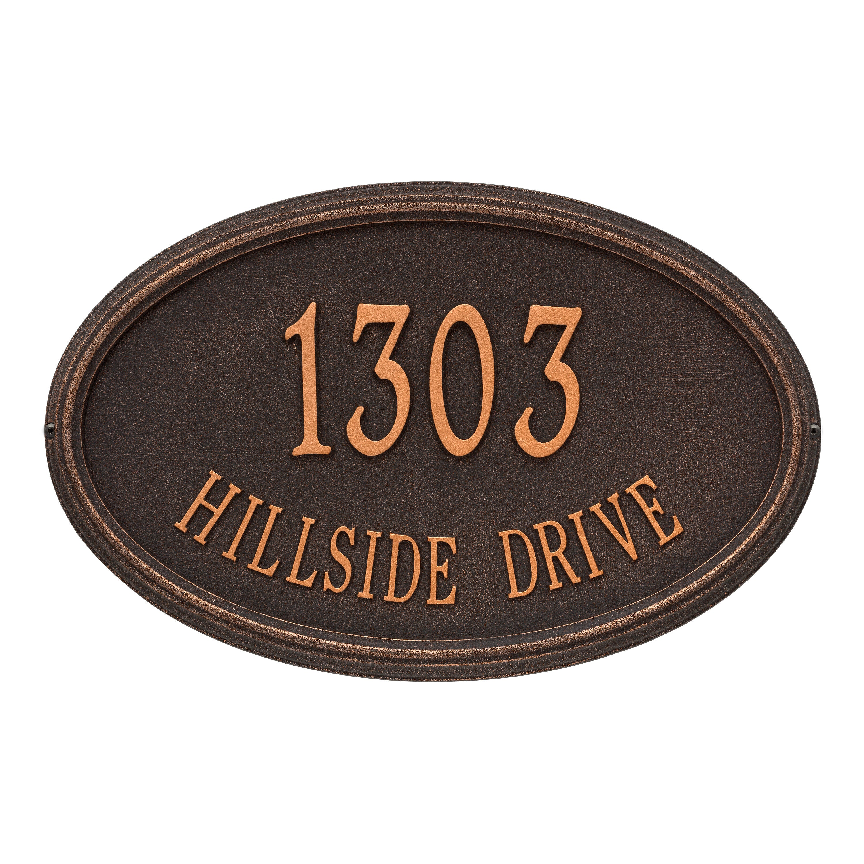 Concord Oval Estate Wall Address Plaque