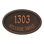 Concord Oval Estate Wall Address Plaque