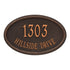 Concord Oval Estate Wall Address Plaque