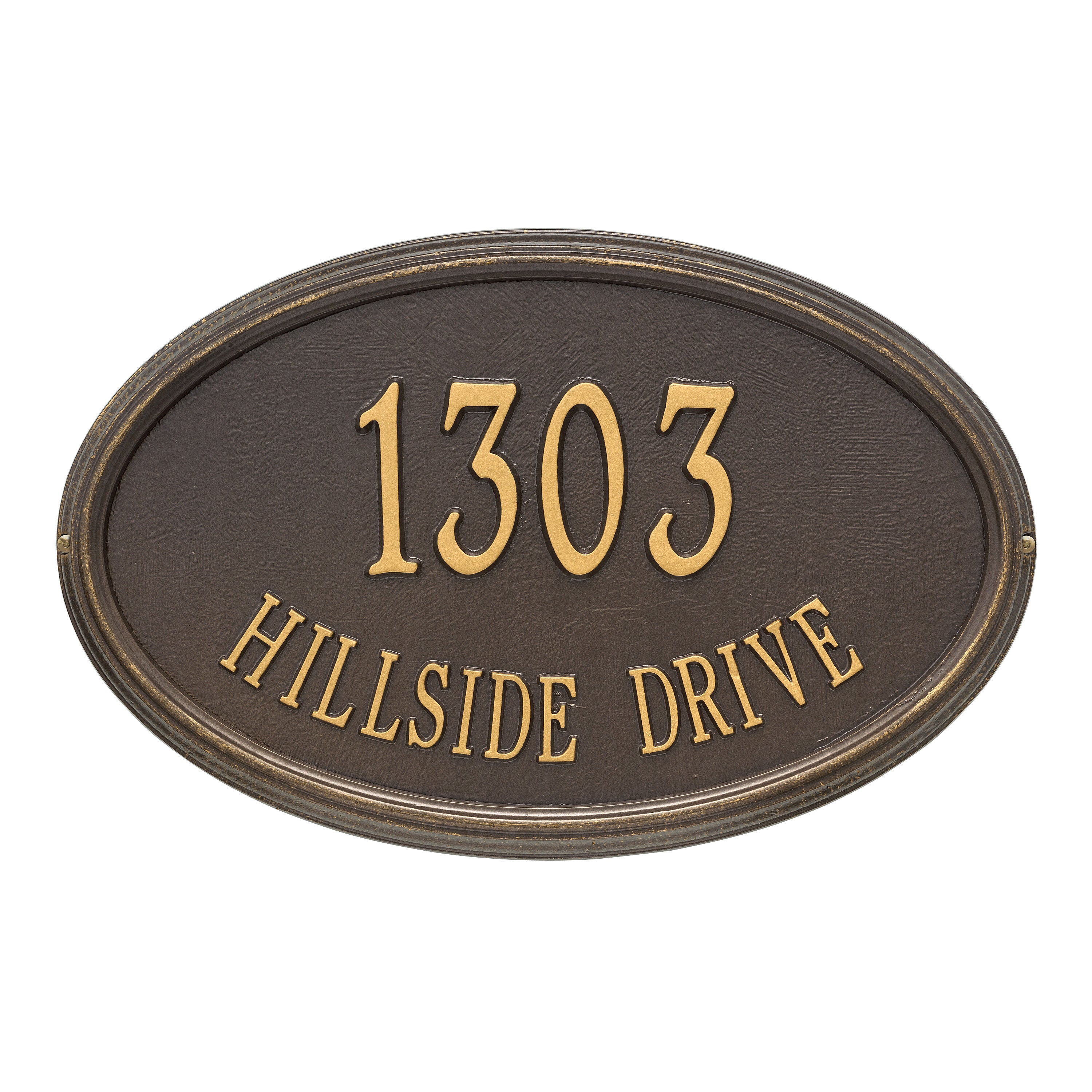 Concord Oval Estate Wall Address Plaque